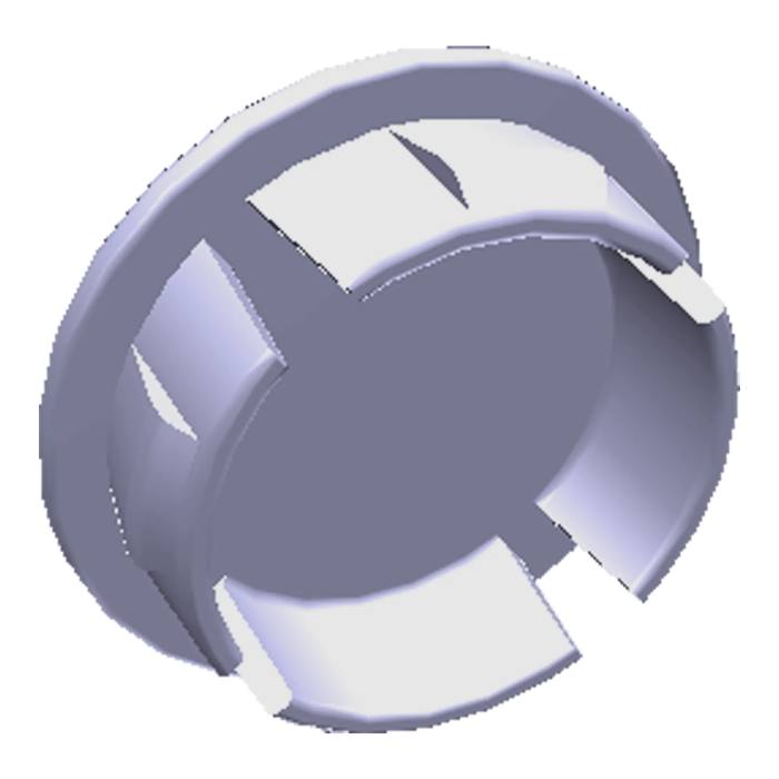 screw cover, white