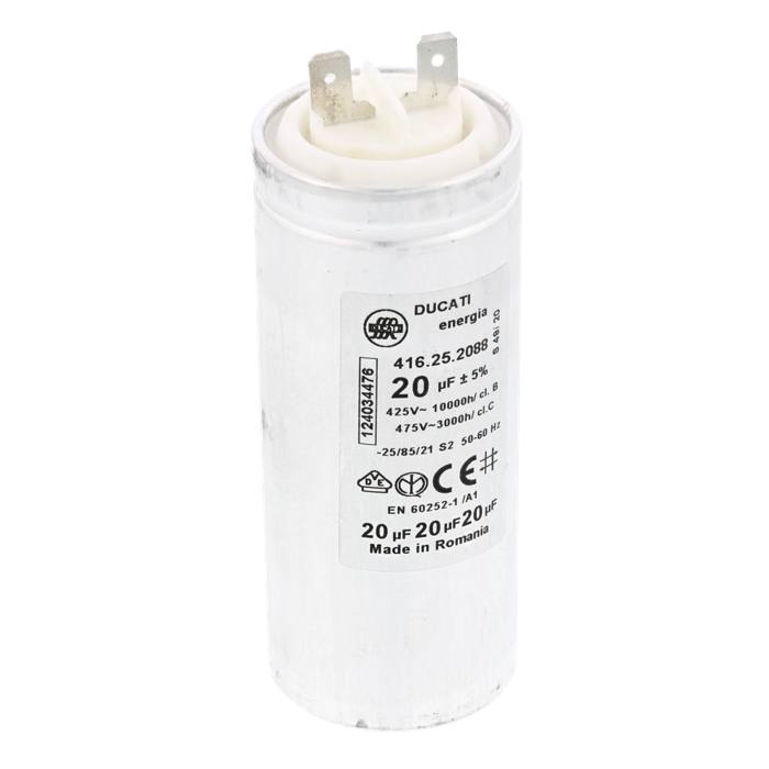 condensador elect., 20µF
