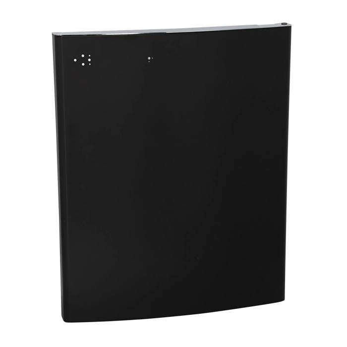 freezer door, assembly, mat black, 760x605mm