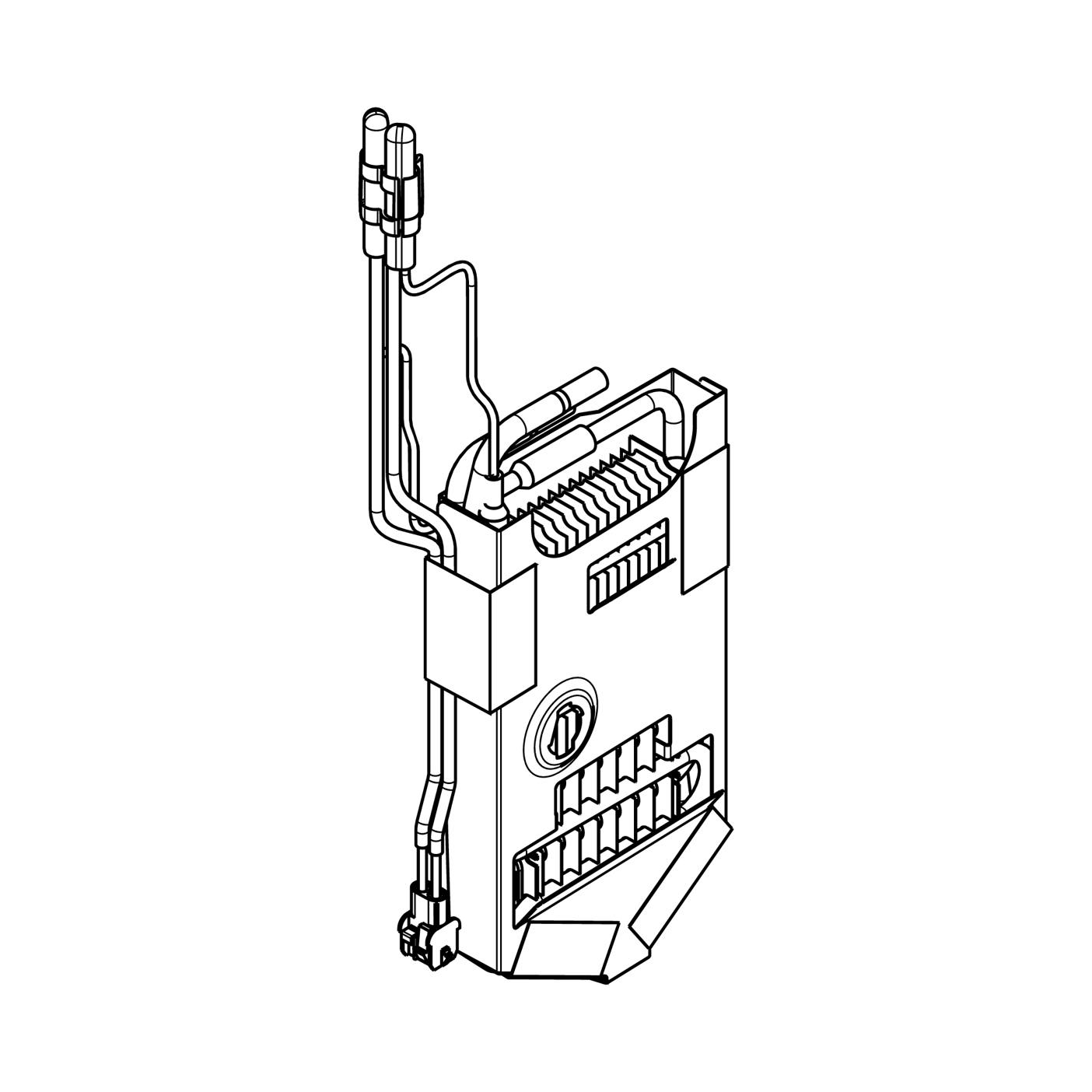 Zanussi evaporator, assembly, ice-maker, MDR4230V 140068083033