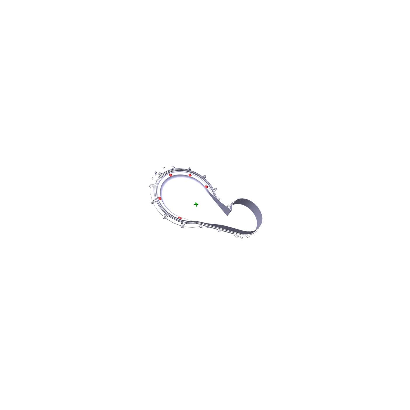 AEG tapa,panel posterior,conducto aire 140043260037