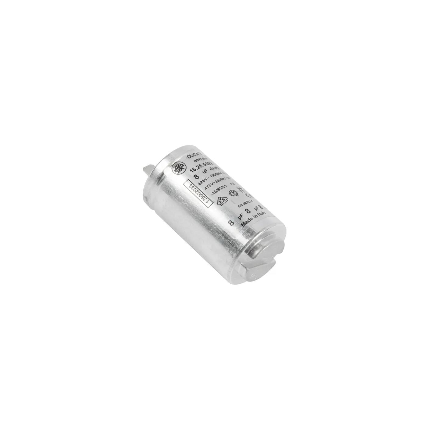 Kondensator AEG 125002033/4 8µF 425/475V mit Steckfahnen für Trockner - Image 5