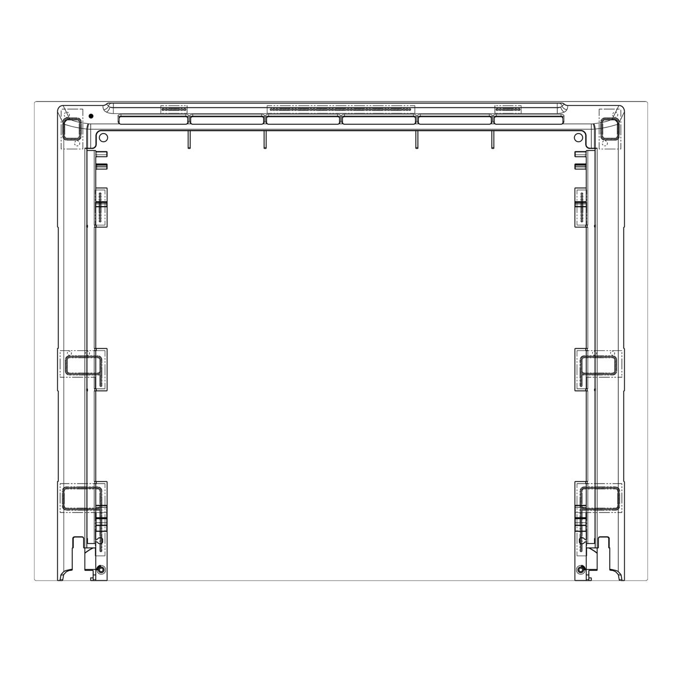 Electrolux cristal frontal, blanco, Electrolux, 594x465mm 140242367476