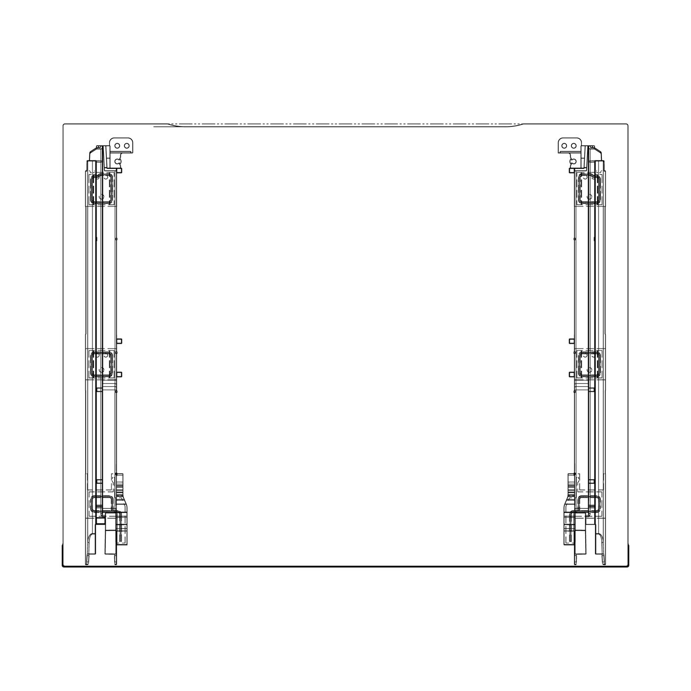 AEG Montage Türglas - 596x466mm 140144772252