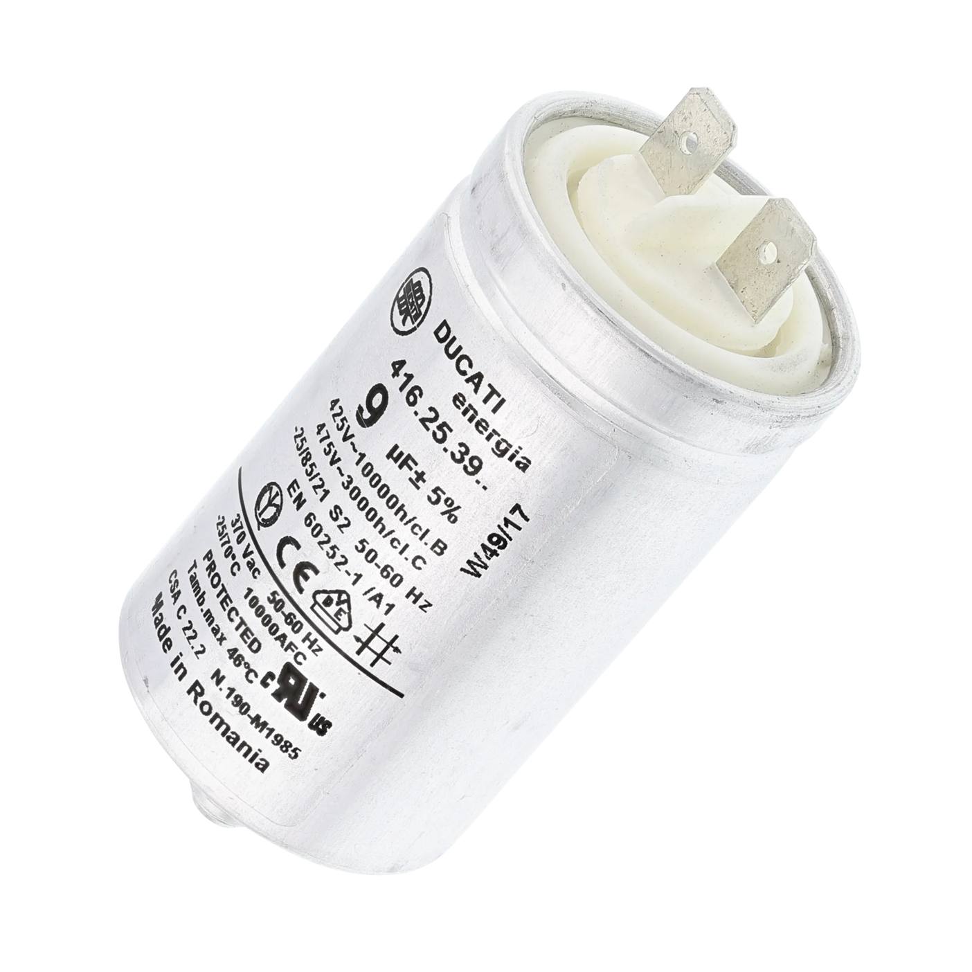AEG Wäschetrocknerkondensator – 9 uF 1251008106