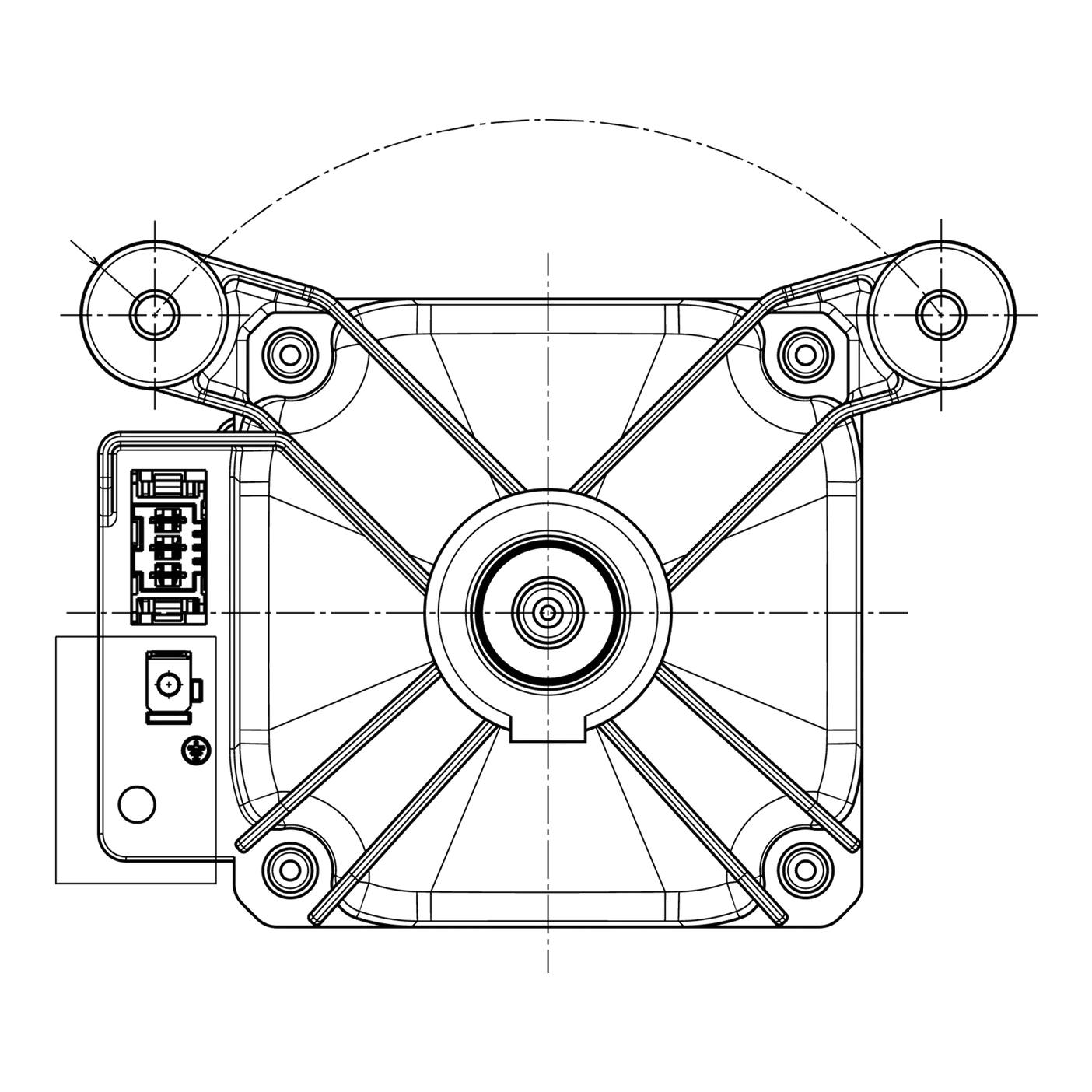 AEG motor, imán, 240V,50Hz,Ø21,5mm 140151949033