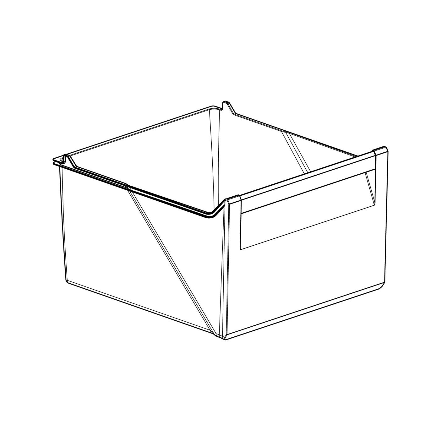 AEG Gefrierschrankschublade, neutral, 402x261.5mm 8078750059