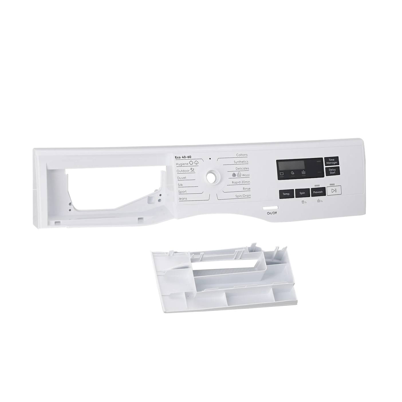 Zanussi control panel, white, Electrolux, EN 140283830010