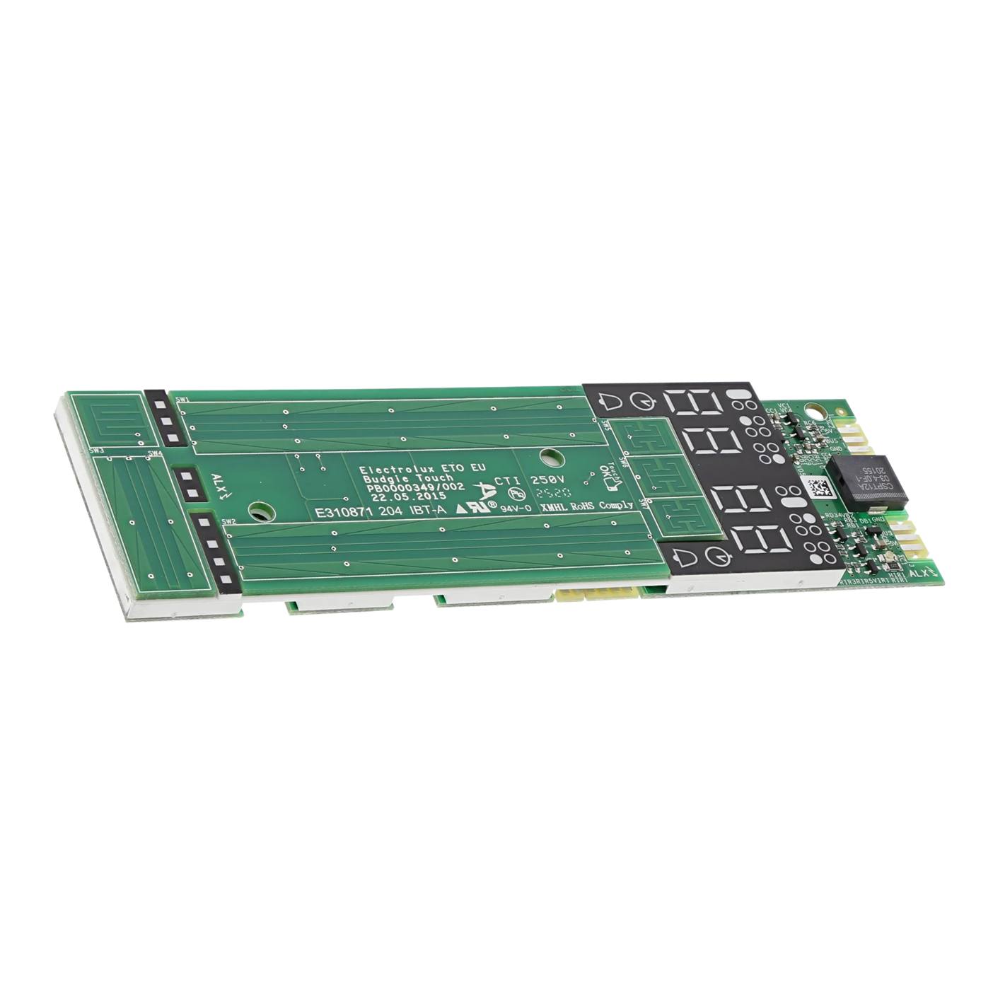 Electrolux konfigurerad elektronik, användargränssnitt, höger, Budgies 982140032247179