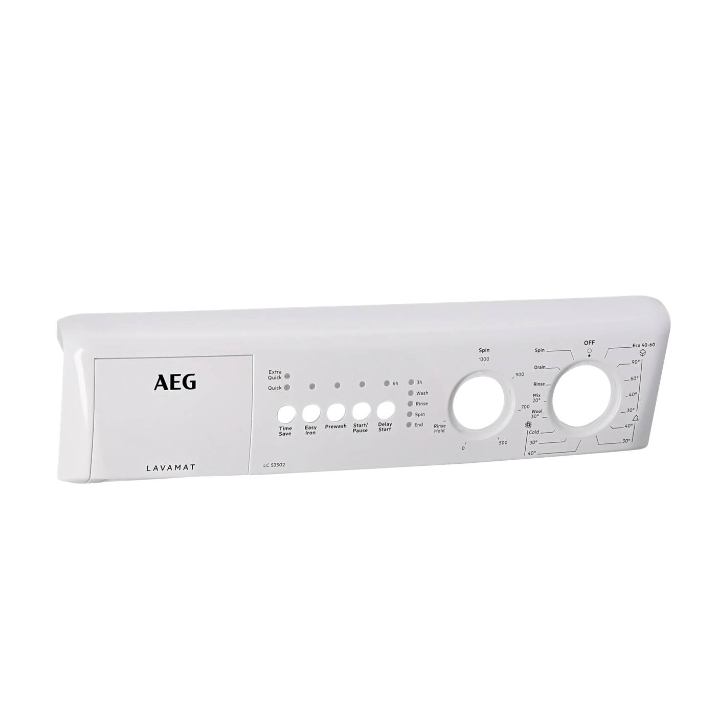 Zanussi control panel, white, AEG, EN 140279477016