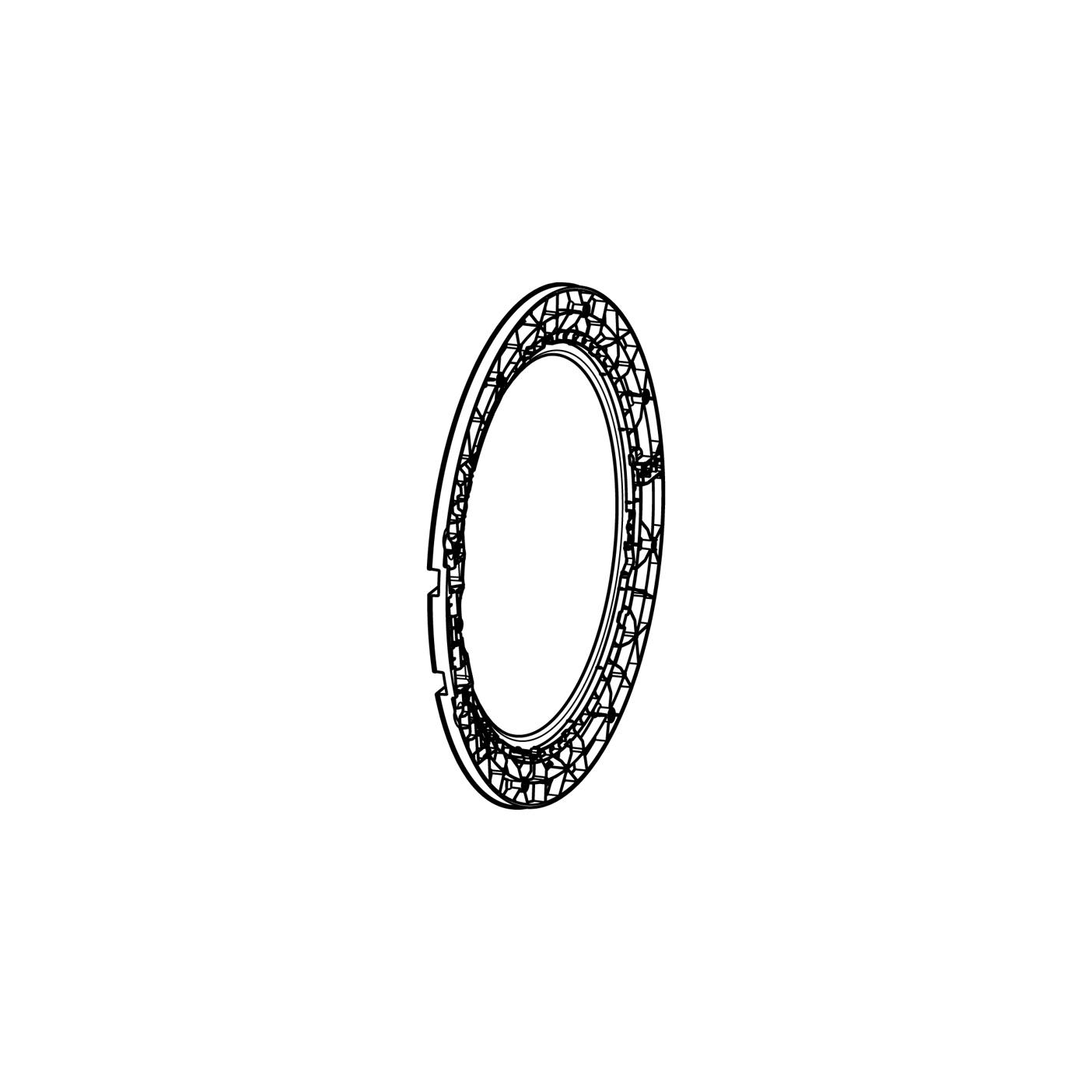 AEG Tür, Satz, schwarz, screw,O490mm,Diamond 140248322871