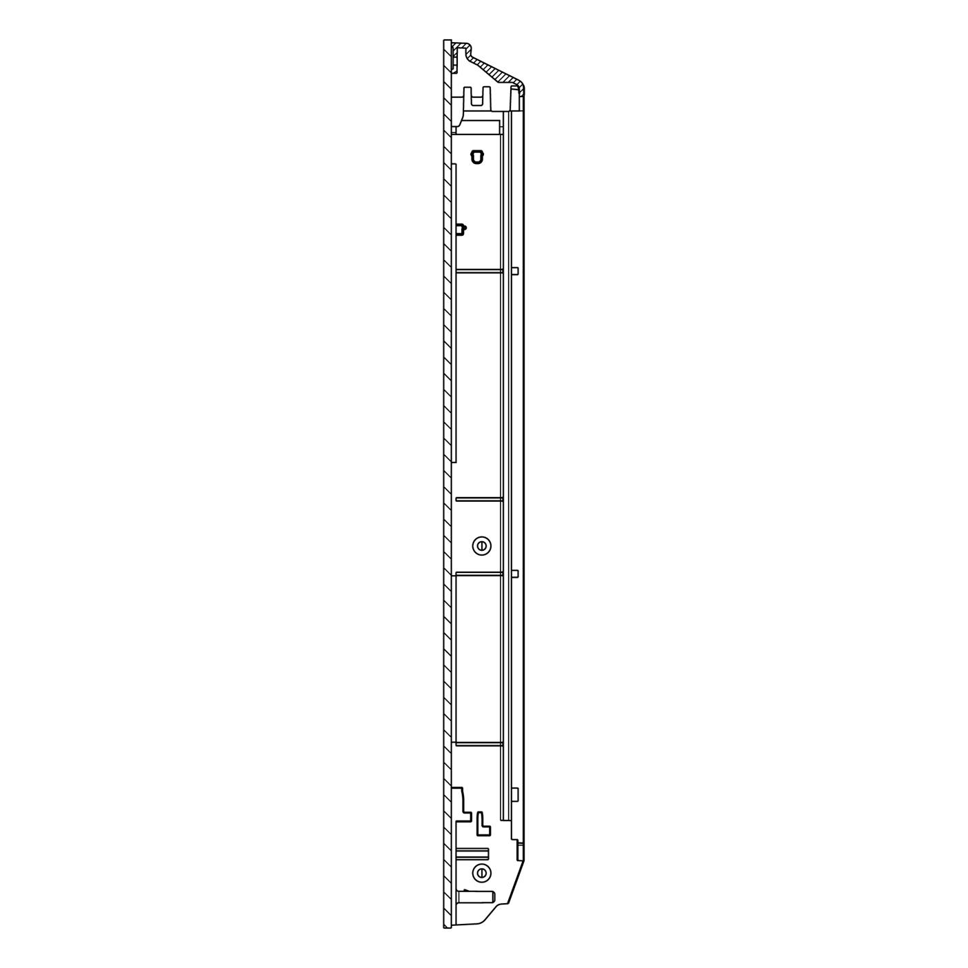 AEG Montage Türglas - 592x465mm 140032463204