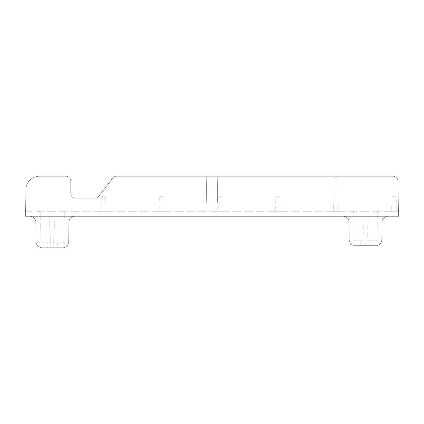 rail, right, Rack for Fridges & Freezers - 2415047022 - Electrolux