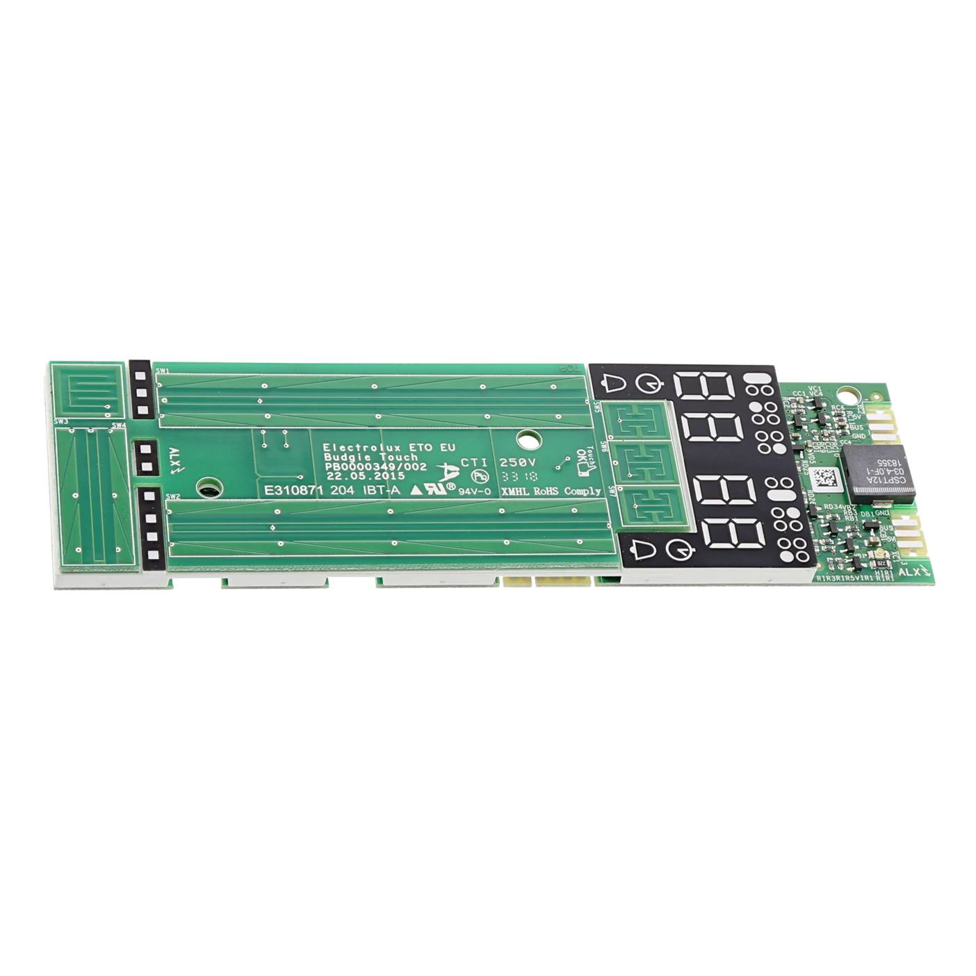 Electrolux konfigurerad elektronik, användargränssnitt, höger, Budgies 982140032247096