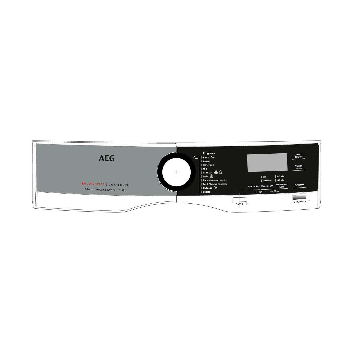 Electrolux panel mandos, blanco, AEG 140152197012