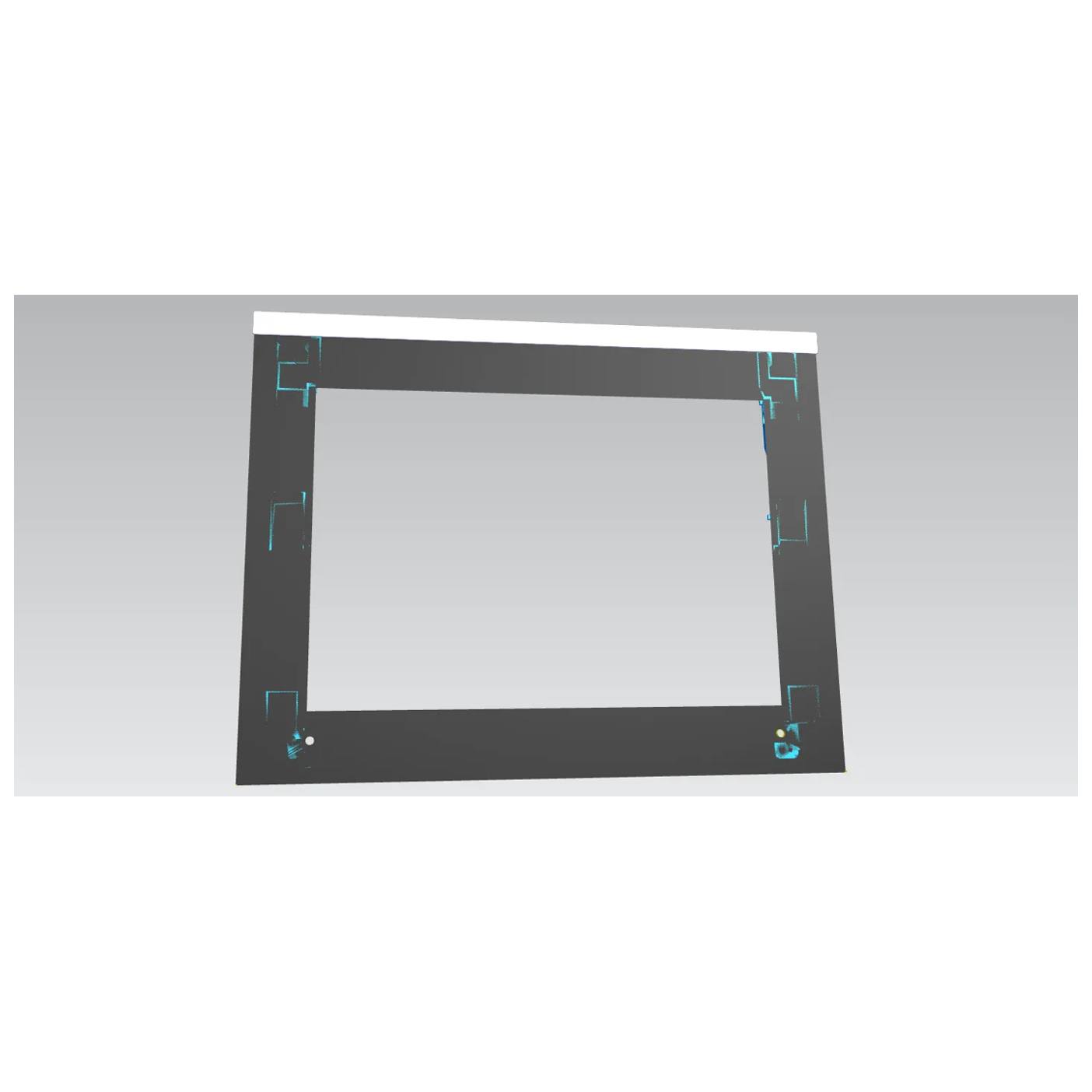 AEG Frontscheibe, schwarz, Electrolux, 594x466mm 140249203070