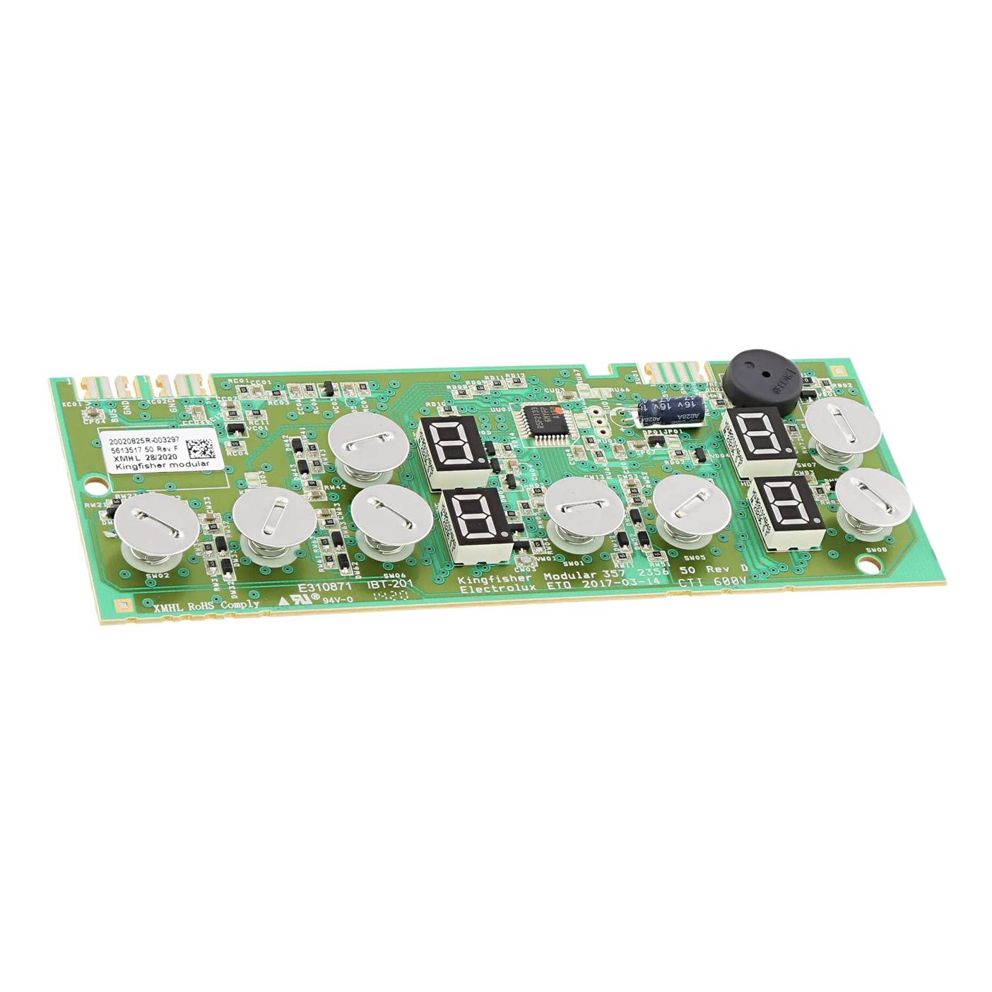 AEG electrónica no configurada, circuito control/visualizacion, Kingfisher 5613517506