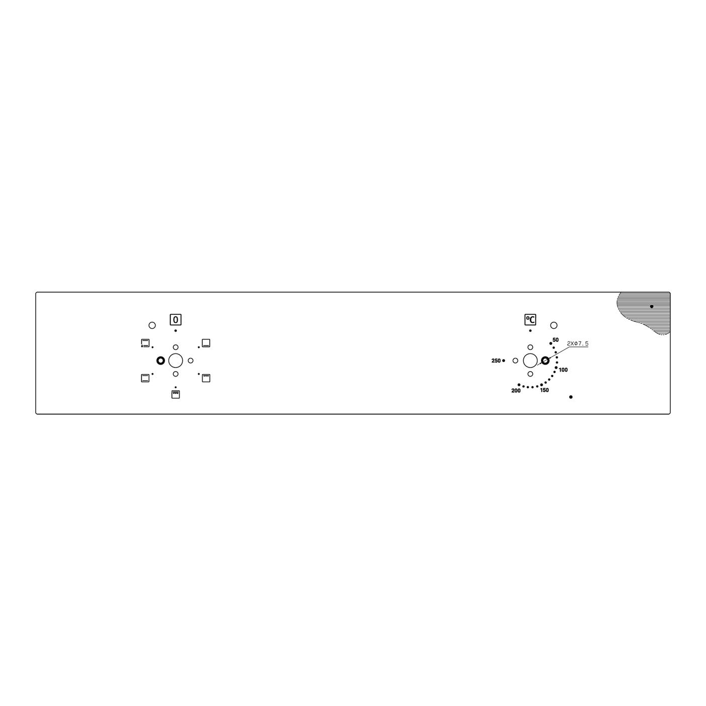 Electrolux panel mandos, inox 140202934067