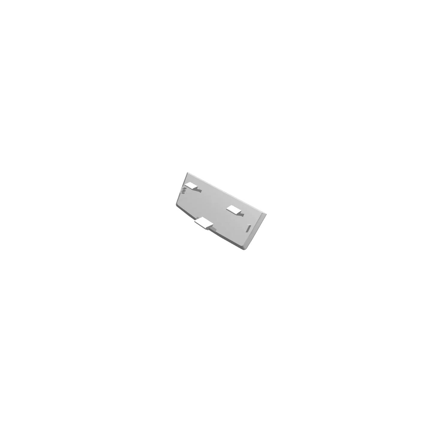 Zanussi cover, PCB, assembly 140159656010