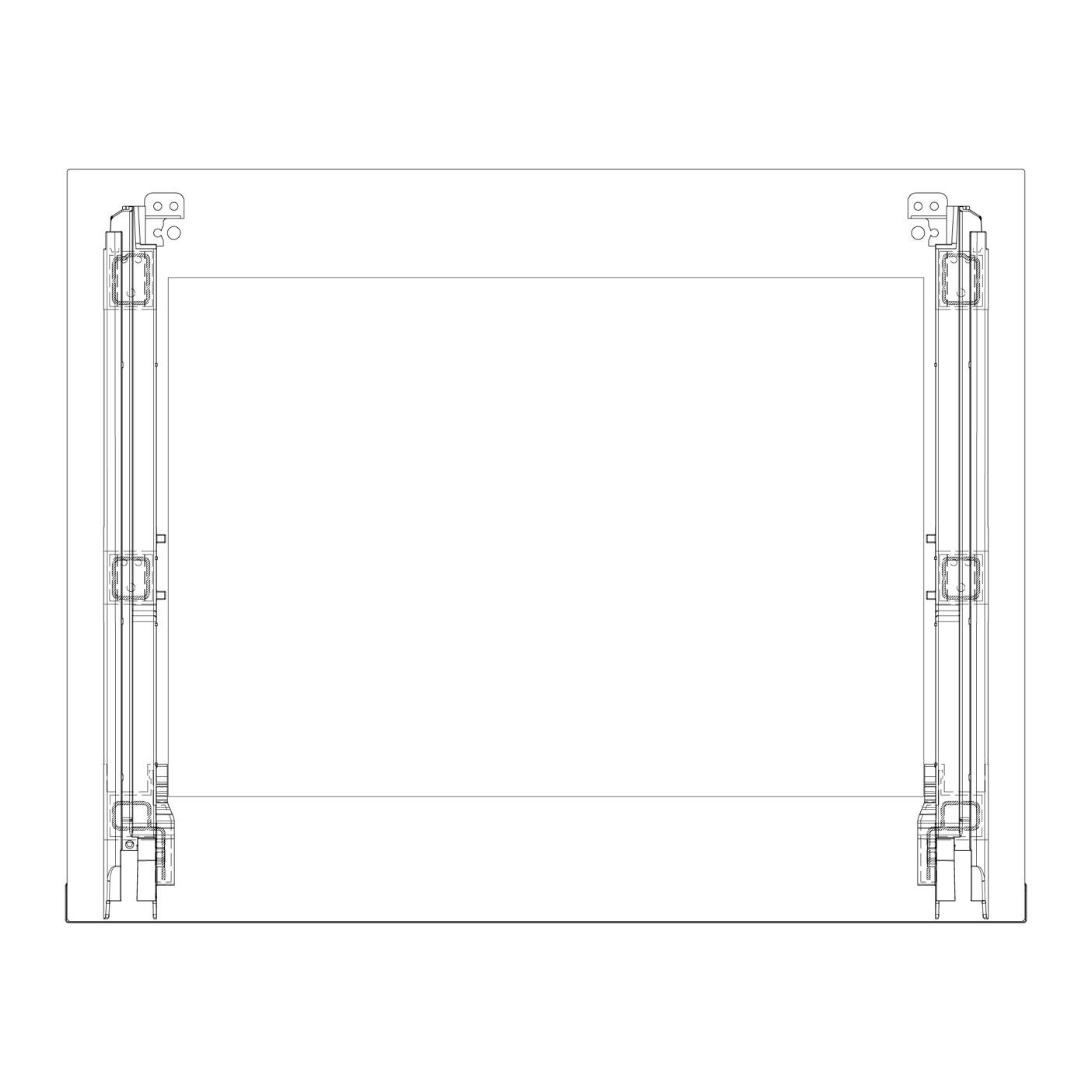 AEG Montage Türglas - 592x463mm 140043376494