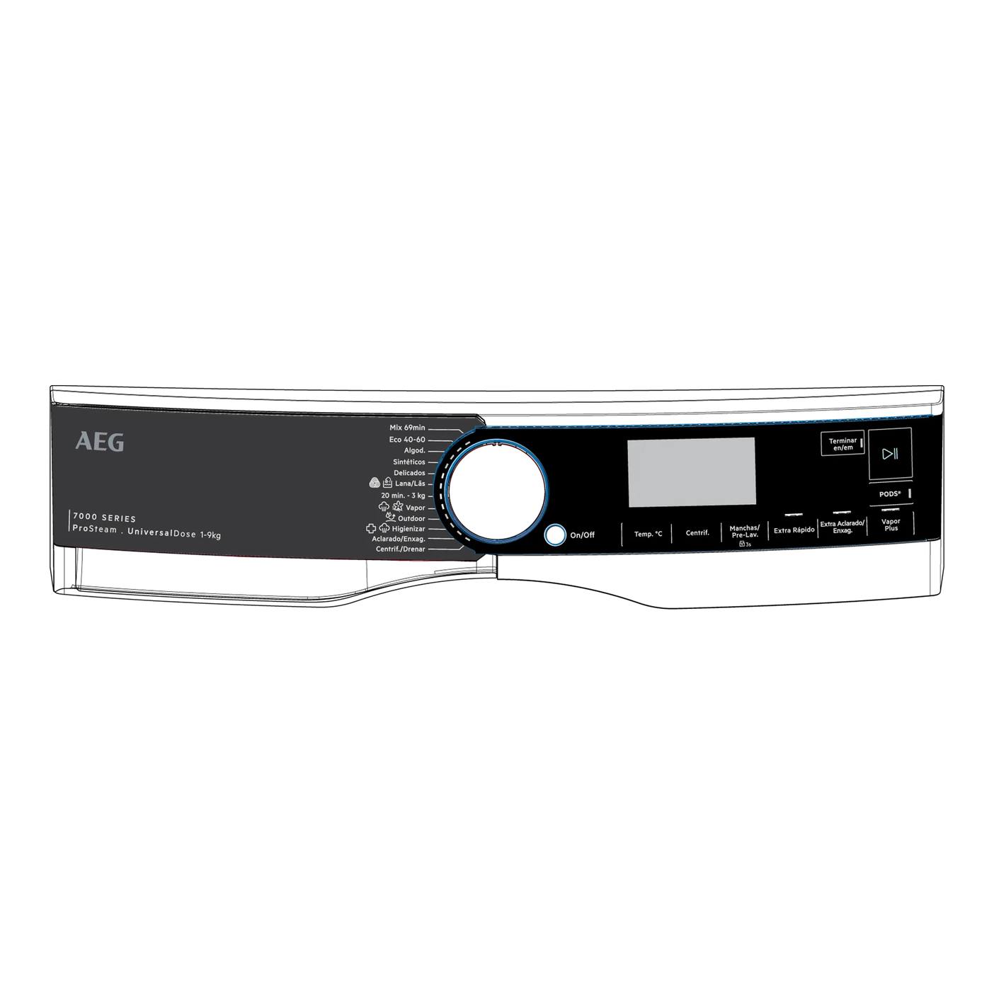 AEG panel mandos, blanco, AEG, ES,PT 140243473034