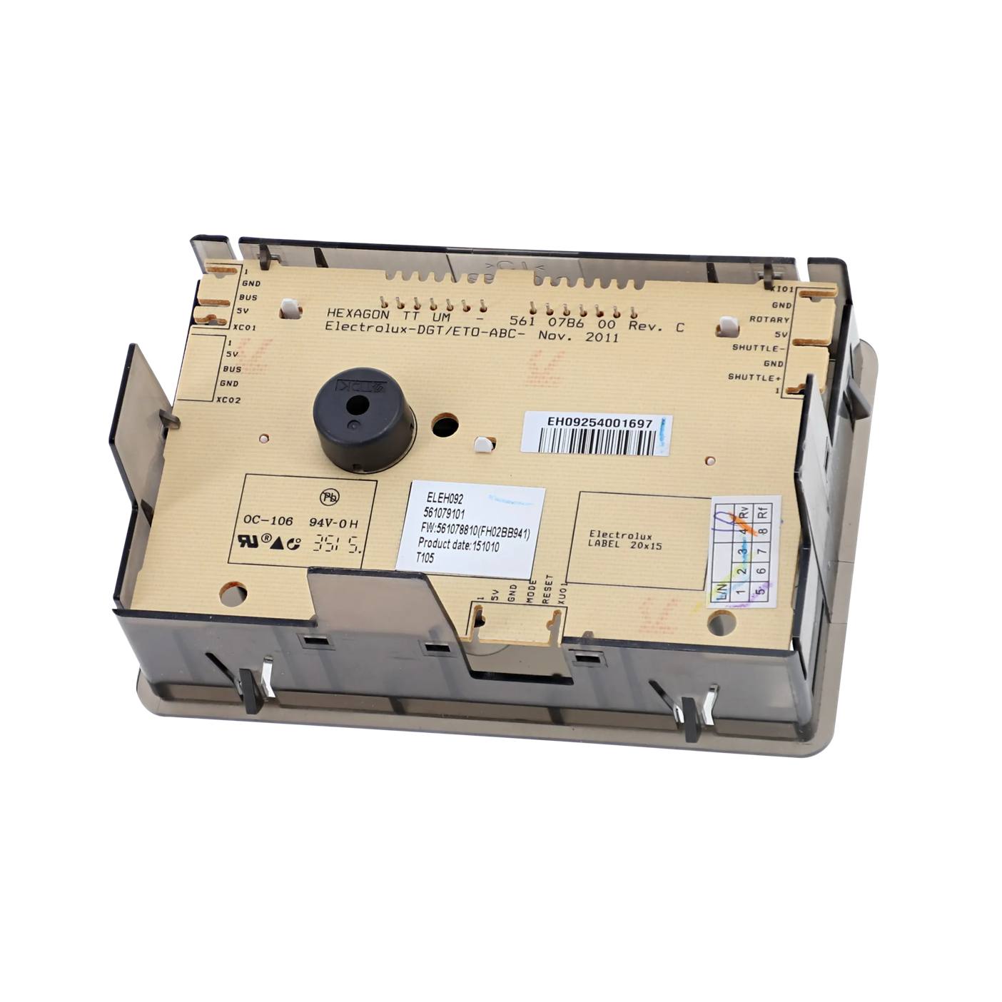 Electrolux konfigurerad elektronik, användargränssnitt, HEXAGON 973944064538012