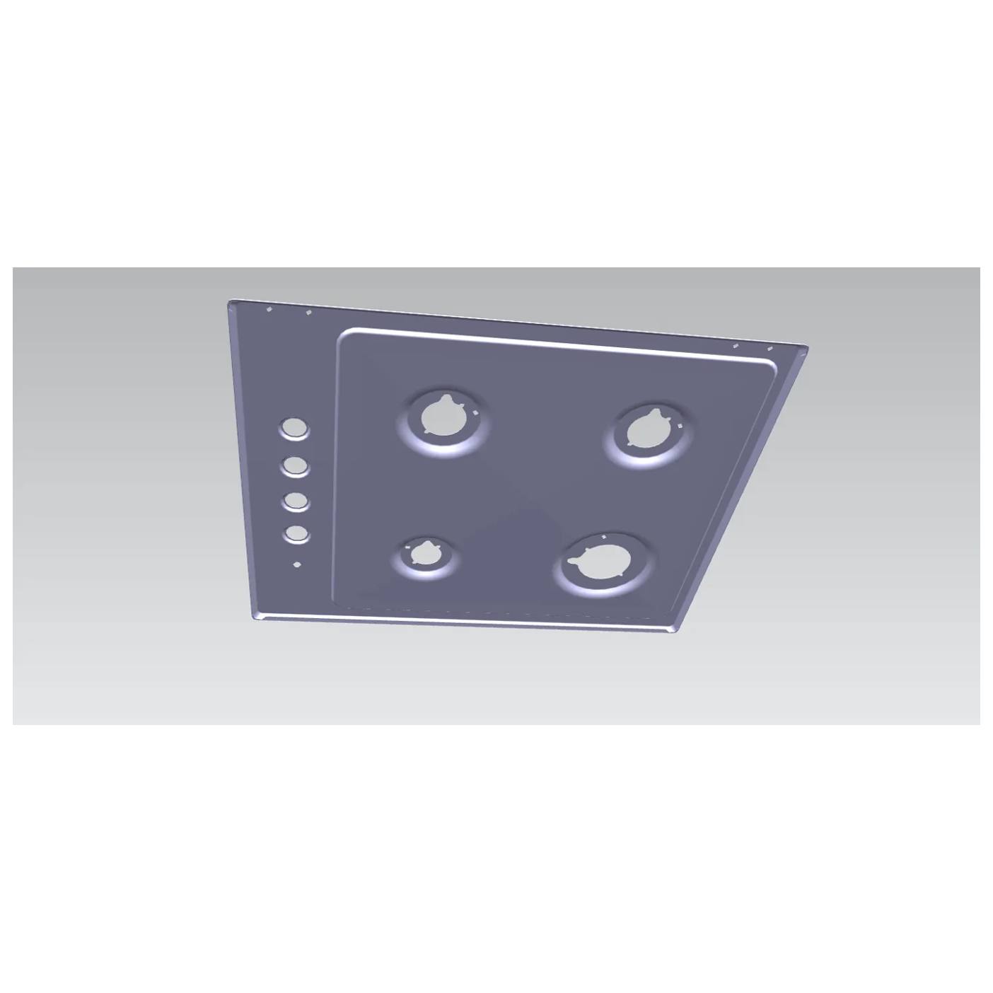 AEG Arbeitsplatte, Inox, Electrolux, 594x510mm 140115766382