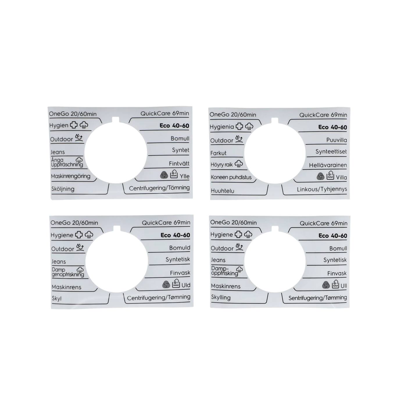 AEG Blende, Knebel, selbstklebend, DA,NO,FI,SV 140283535114