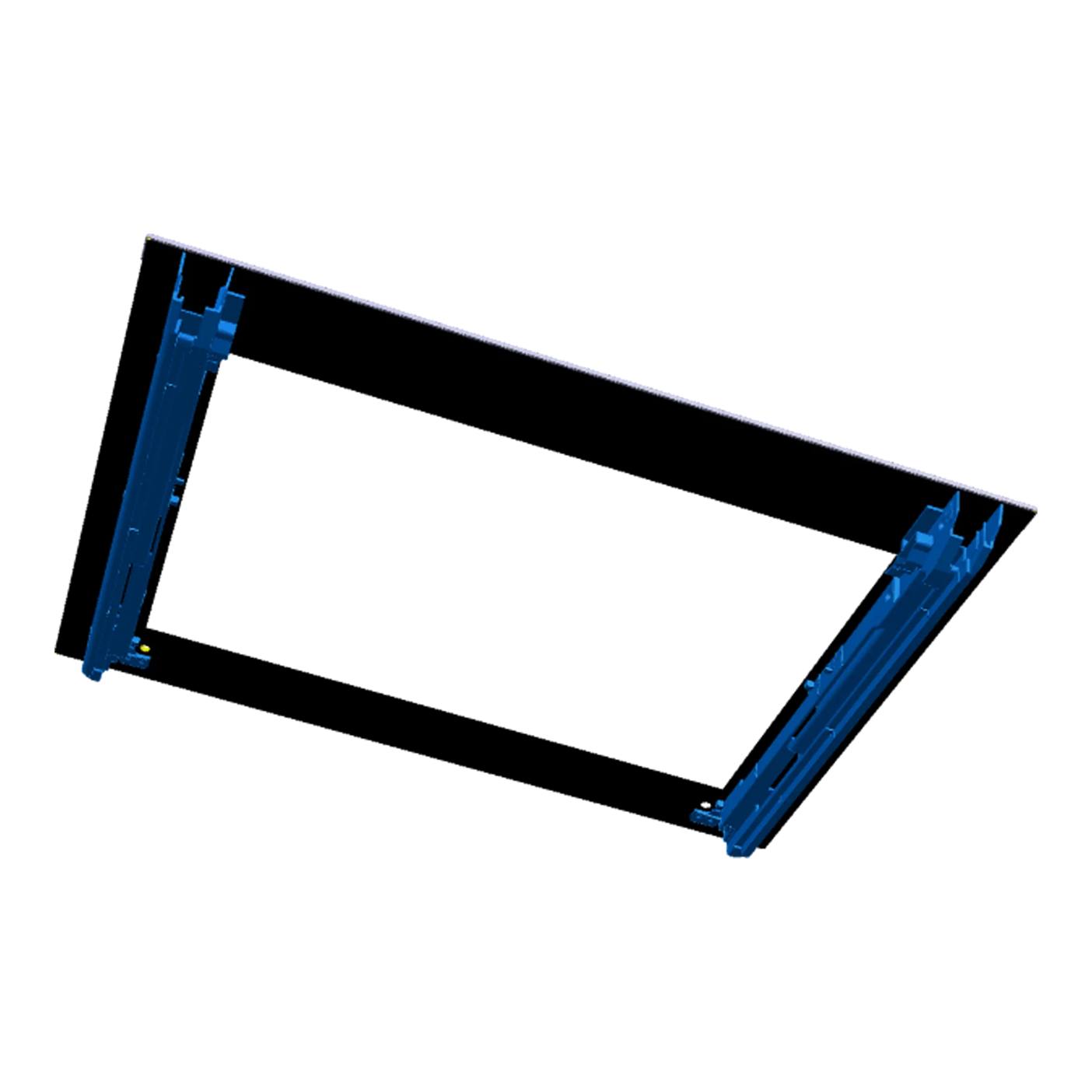 AEG Frontscheibe, Inox, Electrolux, 594x465mm 140249203013