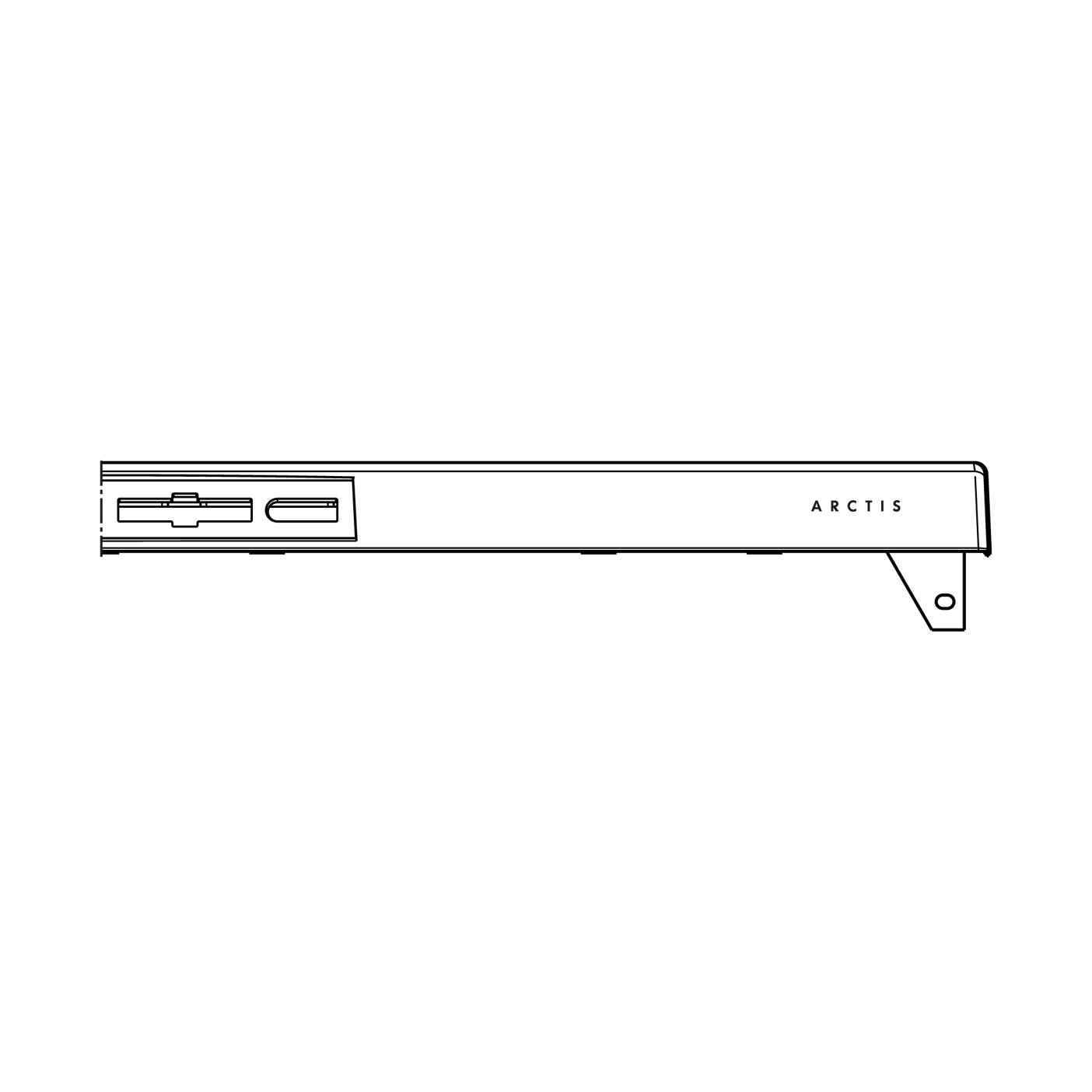 Zanussi work top,white,John Lewis,600x635mm 2064289412