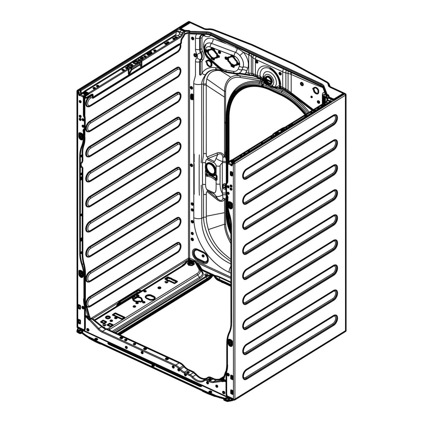 Electrolux cabinet, assembly, white, Pilot2 1327743843
