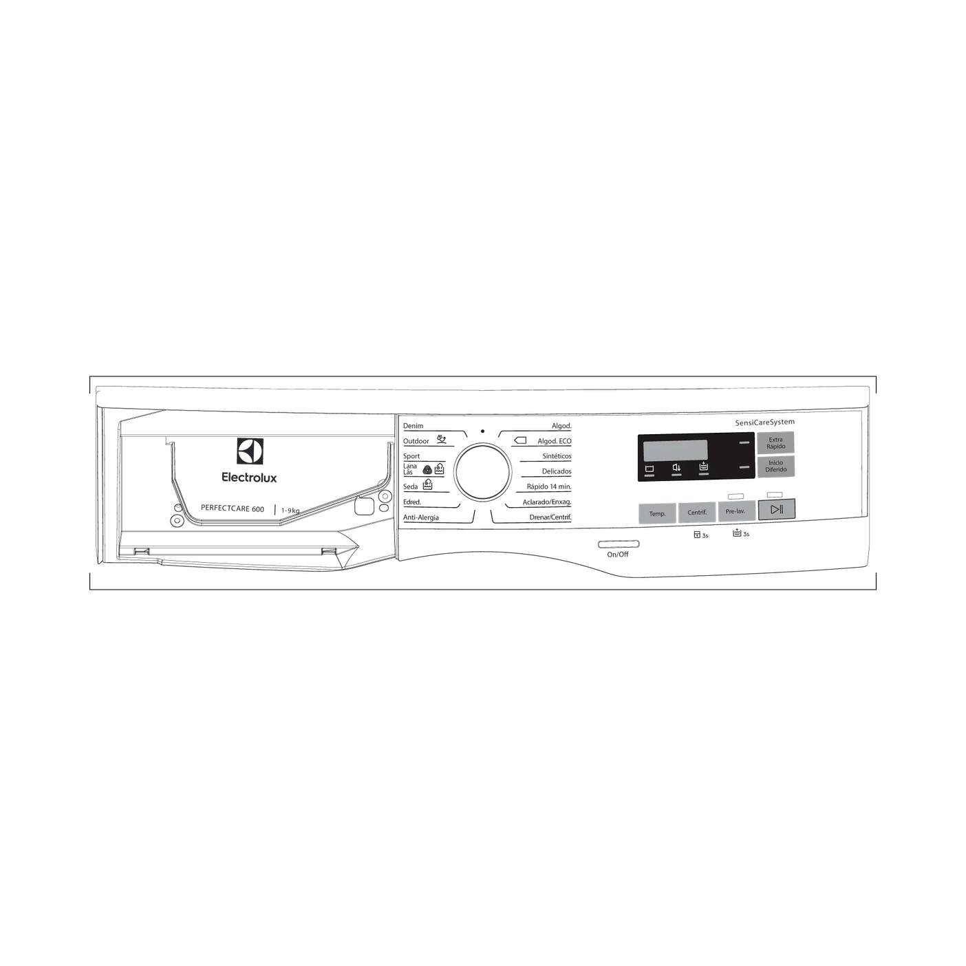 Electrolux panel mandos,blanco,Electrolux,ES,PT 140141813018