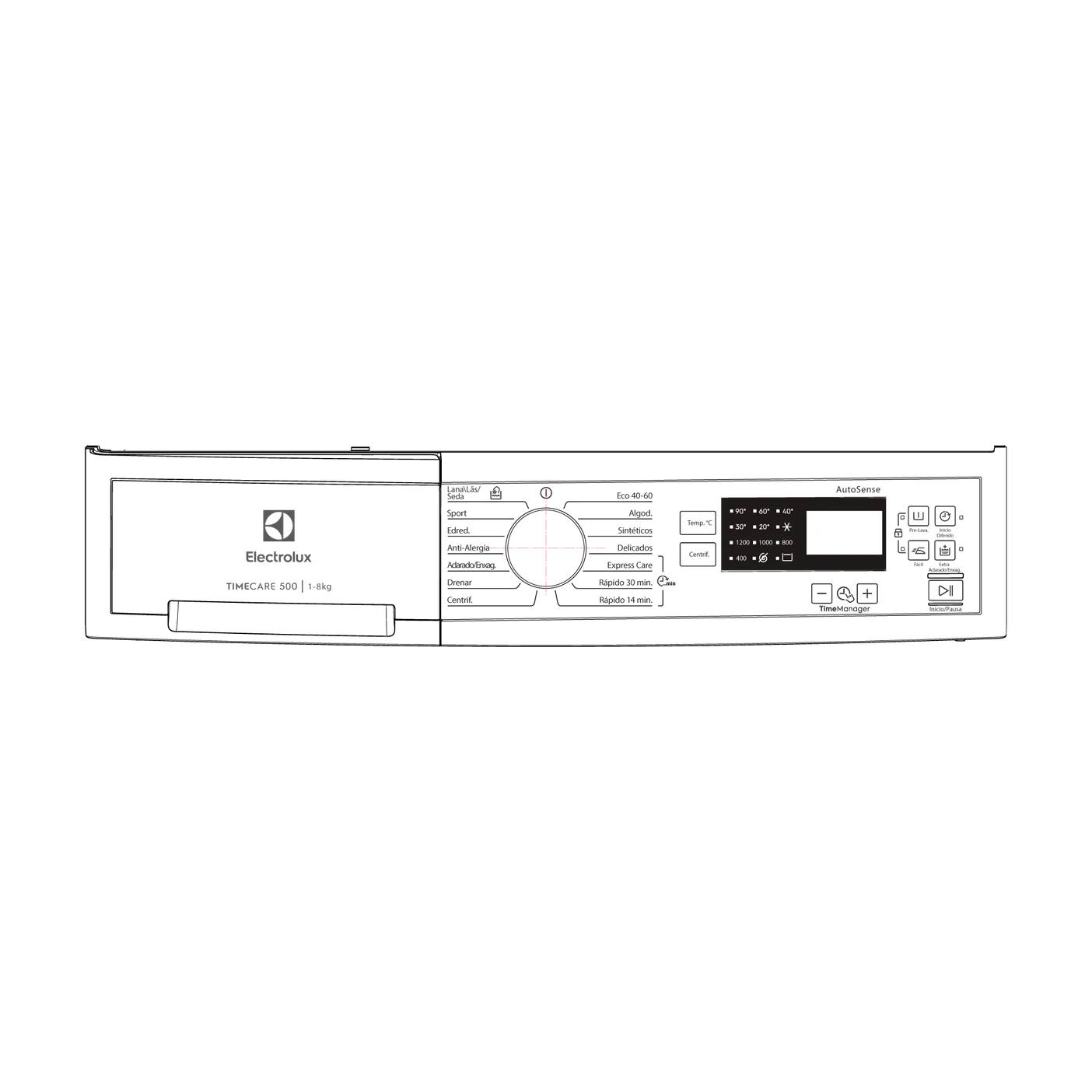 Electrolux panel mandos,blanco,Electrolux,ES,PT 140216988018