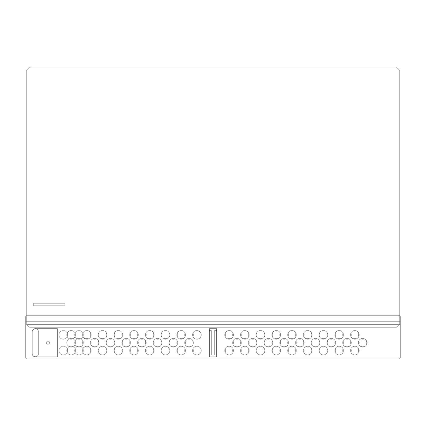 AEG Glasregal,Belüftungsgitter,477x195mm 2251393555