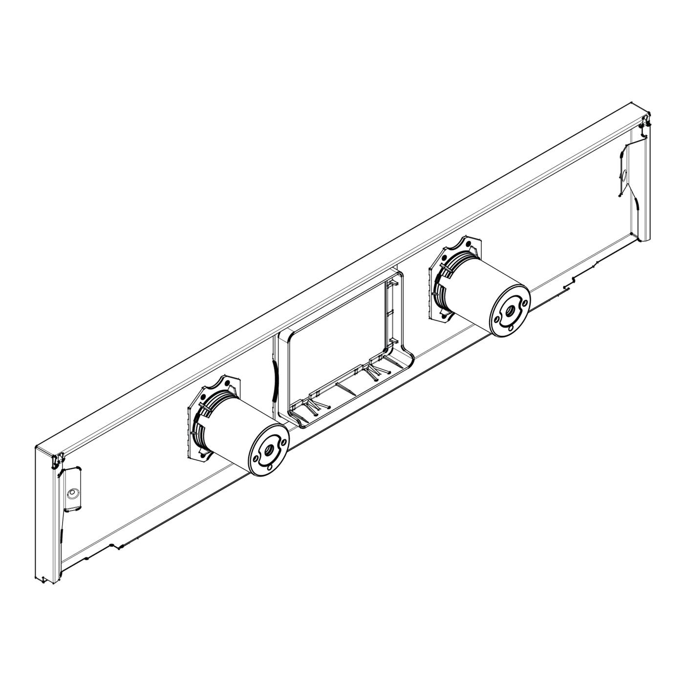 AEG panel mandos, inox 140223636014