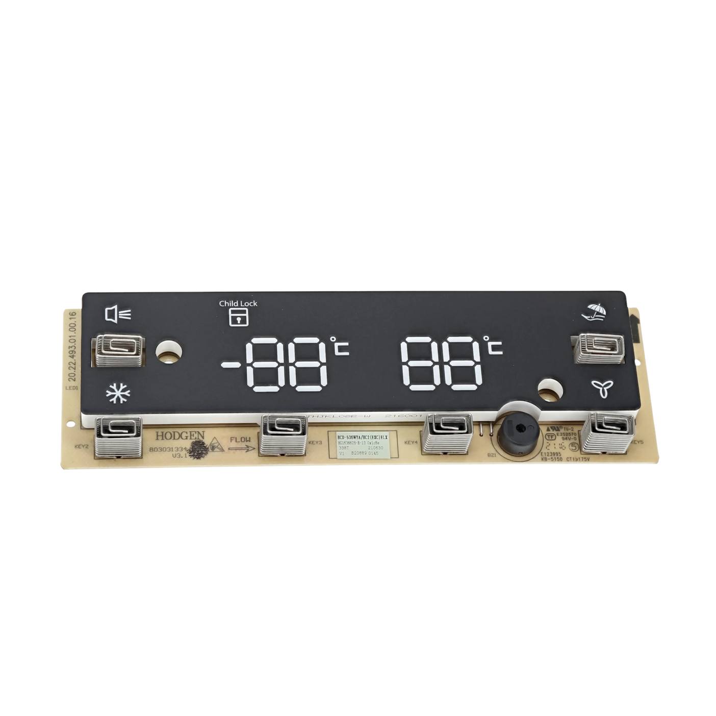 Zanussi display board 4055338638