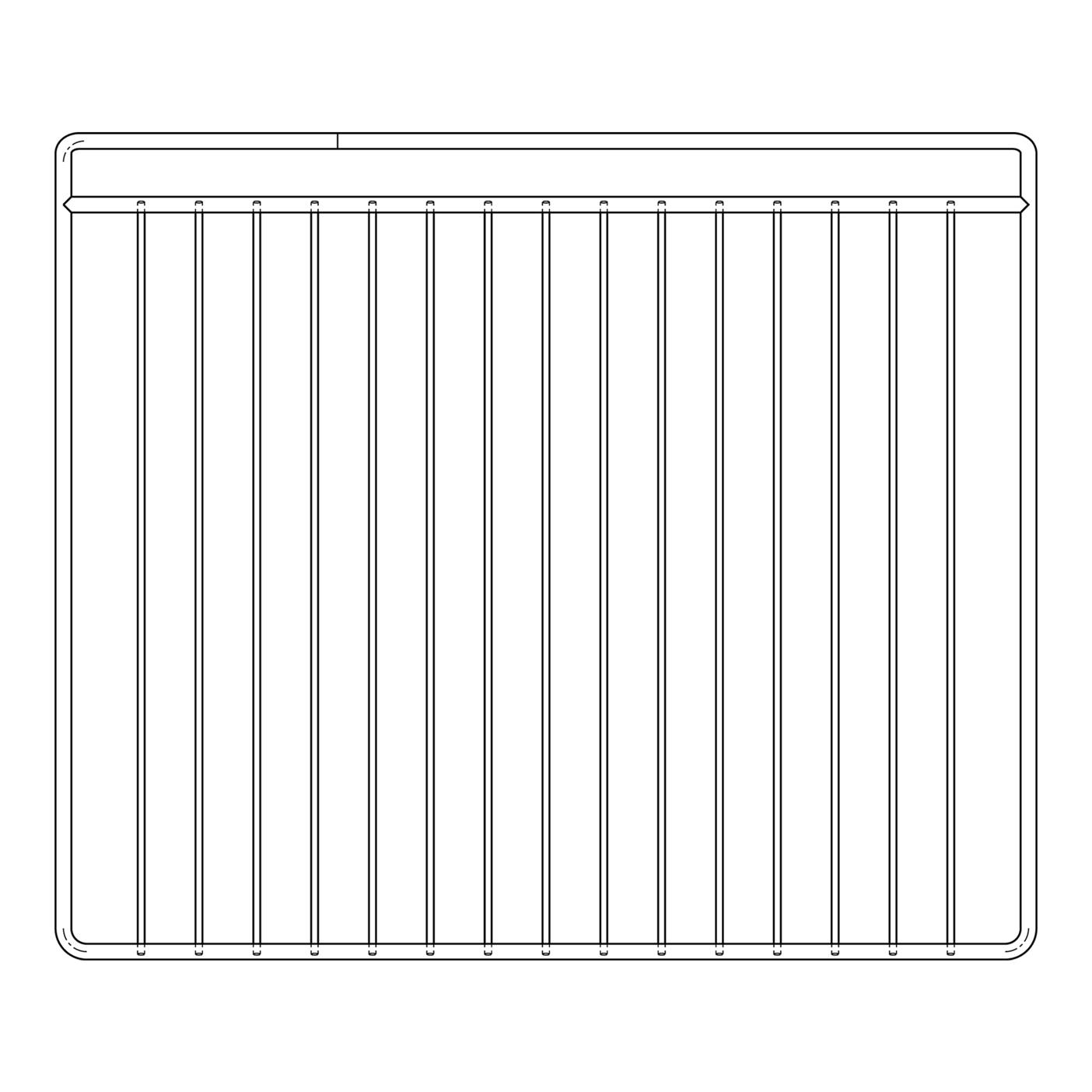 AEG Grillrost, 422,8x347x20.3mm 8583546595023