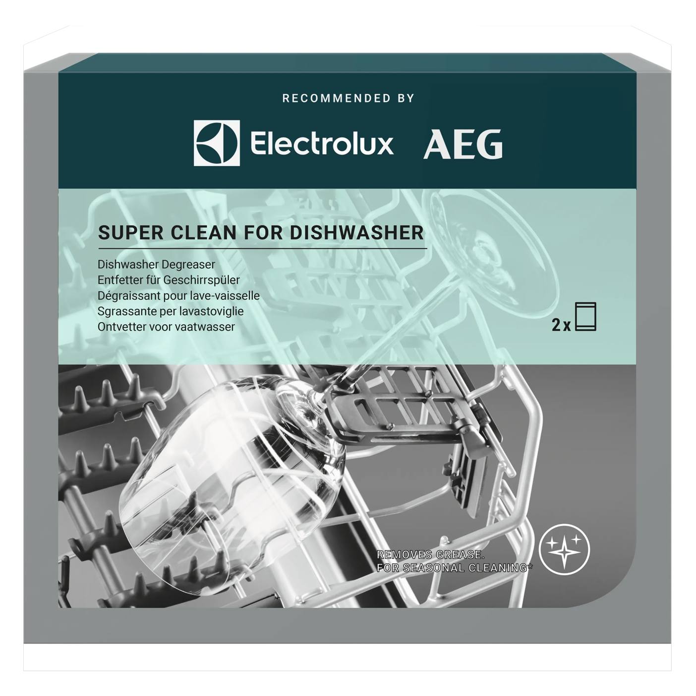 AEG Super Clean - Entfettungsmittel für Geschirrspüler - M2DCP051 9029865632