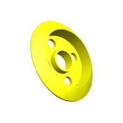 Silver Hob Control Knob