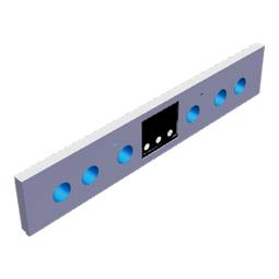 BEDIENBLENDE,INOX,60CM,SET,6K