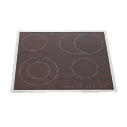 Glasplatte mit Rahmen,Inox,Progress,576x506mm
