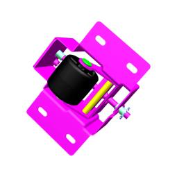 assembly, adjustable foot, front