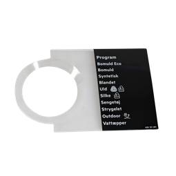 programme plate,knob,adhesive,DA