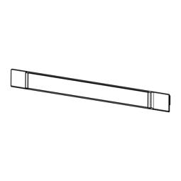 manöverpanel, komplett, tryckt, 7801,454x45.8mm