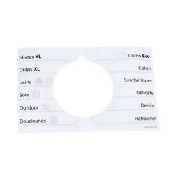 programme plate,knob,adhesive,FR