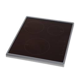 cooking top with frame, inox, 496x600mm