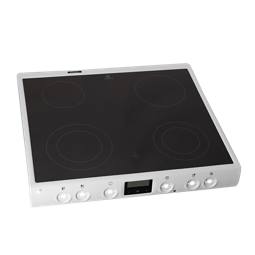 cooking top with frame, white, Husqvarna Electrolux, 696x597.8mm
