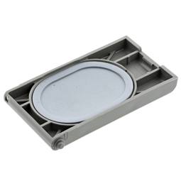Klarspüldosierer-Deckel komplett für Geschirrspüler, grau