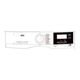 control panel, white, AEG