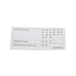 etiket, G20 E G20/G25